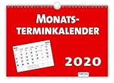 Monatsterminer 2020: mit Wire-O-Bindung (Monatskalender) by