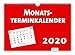 Monatsterminer 2020: mit Wire-O-Bindung (Monatskalender) by