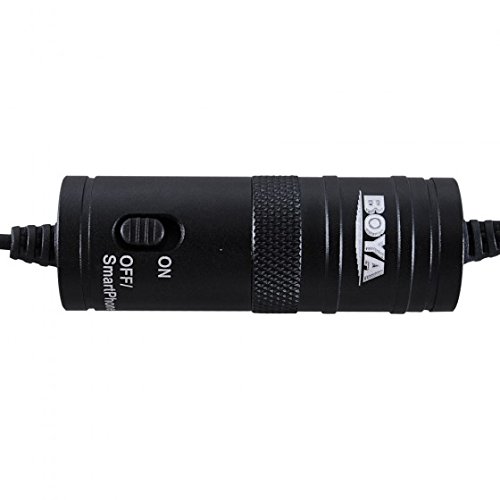 Boya by-M1 Omnidirectionnel Microphone Cravate pour Canon Nikon Sony DSLR Cam  scope iPhone Noir