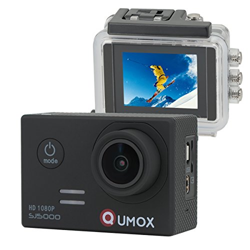 QUMOX SJ5000 Sport kamera digital camera Action Camera instagram camera Kamera HD-Camcorder 2.0 Zoll-2 ''170 ° Objektiv instagram kamera waterproof camera wasserdicht Kamera mit Verbesserten Batterien und Zubehör Kits Schwarz QUMOX SJ5000 Sport kamera digital camera Action Camera instagram camera Kamera HD-Camcorder 2.0 Zoll-2 ''170 ° Objektiv instagram kamera waterproof camera wasserdicht Kamera mit Verbesserten Batterien und Zubehör Kits Schwarz