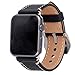 Produktbild Upxiang für Apple Watch Series 4/3 38mm Armaband Freizeit Leder Wrist Band Strap Ersetze Verstellbar Uhrenarmband Sport Armbänder
