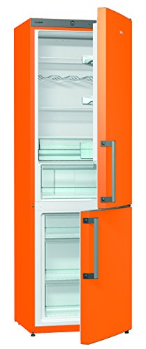 Gorenje RK 6192 EO Khl-Gefrier-Kombination / A++ / Hhe 185 cm / Khlen 229 L / Gefrieren: 95 L / Orange / FrostLess / CrispZone / Colour Edition