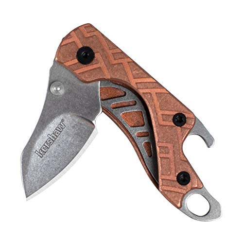 Kershaw Cinder Copper 1025CU Mini Coltello de Tasca Pieghevole Rame con Apribottiglie