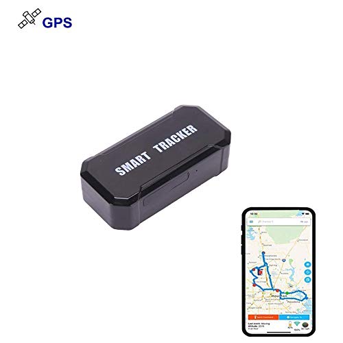 MINKOO 3 Mesi Standby Real Time GPS Tracker antifurto per Auto Veicolo con Forte Magnete 10000 mAh Batteria LM003