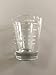 Produktbild 3 x Dual-Skala Kaffee Shot Glas, 15 ml-60ml & 0.5oz-2oz (europäischen Made)