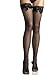Produktbild Leg Avenue 6261 - Lace Top Lycra Netz Straps Strümpfe, Einheitsgröße, rot
