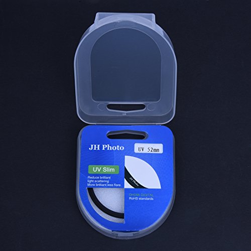accessoires de camera - SODIAL R  Capuchon d objectif   Pare-soleil   Filtre UV Compatible avec 52mm Nikon D3100