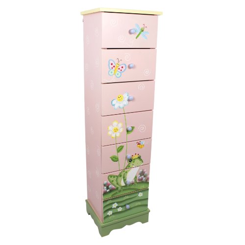 Fantasy Fields by Teamson Magic Garden Childrens Bedroom Nursery Storage 7 Drawer Cabinet KYW-8987A