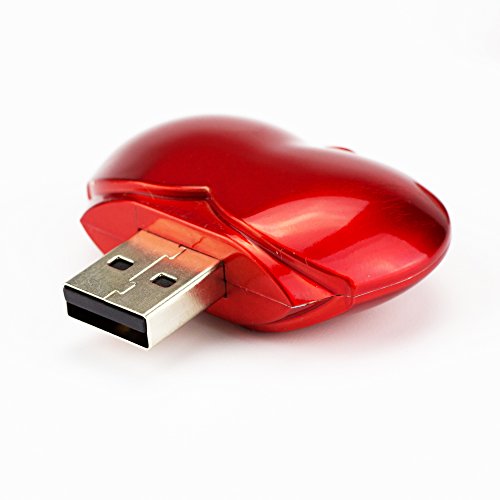MAXINDA Witzige Rote-herzförmige Speicherstick Love Geschenk memory stick (16GB) - 4