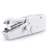 【Máquina de Coser Portátil de Mano】Esta mini máquina de coser de mano es lo suficientemente portátil para uso doméstico o de viaje. Al presionar el interruptor de encendido antes de colocar la tela, puede arreglar la ropa o la cortina directamente incluso con una sola mano. ¡Solo necesita 4 pilas AA(no incluidas).