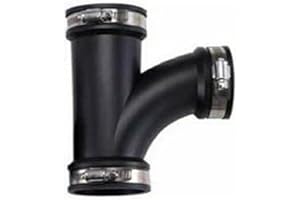 Té Flexible 110 mm D'Aquaforte, Plage de Serrage 110-100mm, schwarz