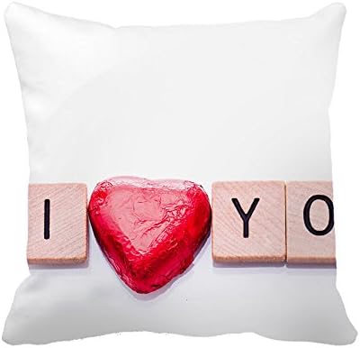 Yinggouen I Love You Decorate For A Sofa Pillow Cover Cushion 45 x 45cm