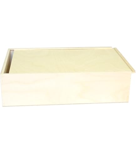 SHUESS Schiebekiste 2-tlg Birkensperrholz - 20x20x8 Cm Aufbewahrung