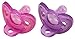 The First Years 2 Pack GumDrop Newborn Pacifier, Pink/Purple