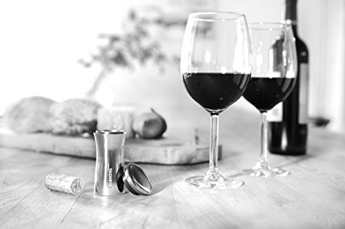 Vagnbys Dekantierer für Wein, Luftdicher Verschluß mit 7 Funktionen - 6