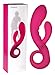 Price comparison product image Minds of Love 11.1 cm Rose Rechargeable Franco Vibrator with 2 Motors and G-Spot Stimulator