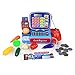 Produktbild Yvsoo 23Pcs Supermarkt Spielzeug Supermarktkasse mit Scanner Kinderspiel, Kinderkasse Registrierkasse Kreditkartenleser Spielkasse Kaufladen für Kinder Rollenspiel