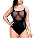 Produktbild Damen Reizvolle Nachtwäsche, Bluelucon Damen Sexy Body Dessous Rückenfrei Spitze Bodysuit Negligee Reizwäsche Unterwäsche Babydoll Lingerie Erotic Dessous Set