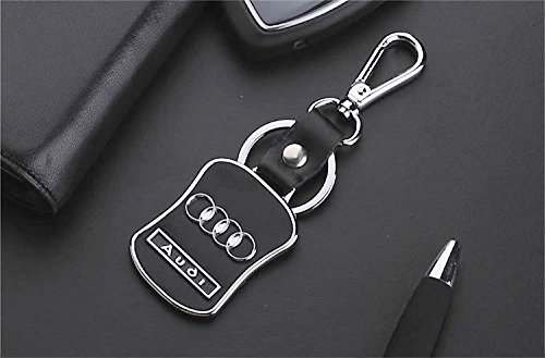 Preisvergleich Produktbild Audi Schlüsselanhänger Supreme Modell Geschenk-Box für Audi Eigentümer Treiber (Marke Logo Leder)