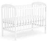 Polini Kids Babyzimmer Set mit Babybett/Gitterbett Siple 323 und Wickelkommode inclusive Matratze in weiß - 2