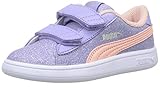 Smash V2 Glitz Glam V Inf Puma Baby Mädchen Smash V2 Glitz Glam V Inf Sneaker, Violett (Sweet Lavender-Peach Bud-Puma Silver-Puma White), 23 EU
