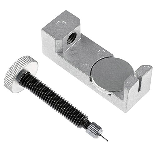 Zacro Uhrmacherwerkzeug Uhrenarmband Strap Kettenbolzen Remover Reparatursatz Werkzeug für Uhrmacher mit 3 Extra Pins - 5