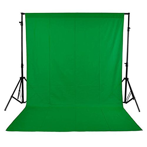 Andoer® 1,6 x 3 m / 5 x 10 FT Telón de Fondo Pantalla No Tejido para Estudio de Fotografía sin el soporte (Verde Fondo de estudio 1.6m * 3m)