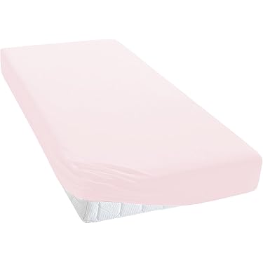 Featherhead Spannbettlaken Für Babybett – 2 Stück, 100 % Baumwolle, Weich & Atmungsaktiv