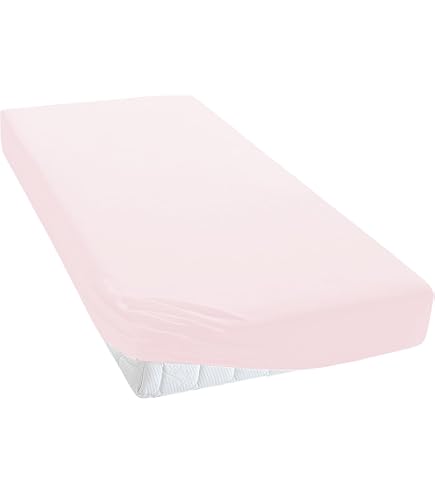 Drap Housse Bébé Licorne Rose Microfibre - 70x140 Cm - Extensible, Doux, Pour Berceau, Couffin, Nacelle - 12