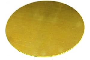 XMRISE Disco di Ottone Scheda Circle Piastra Circolare Rotonda H62 Rame CNC Lavorazione Metalli Cut materie Prime Spessore di 2mm,Diameter 200mm 1pcs