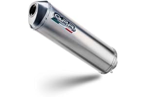 GPR Exhaust System, Scarico Marca, Compatibile con Yama Xt 600 -E-K dal 1985 Fino al 2002, Terminale Omologato con Raccordo Specifico, Marca Serie Satinox Y.58.SAT