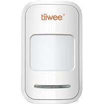 Sensore Di Movimento PIR IP54 TWPIR03 Per Sistema Allarme Tiiwee – Wireless, Rilevazione 12m, Angolo Regolabile, Bianco