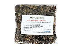 BSD Organics Dried Amla/Indian Gooseberry/Amalaki for Tea,Drink,Hair pack and more -200 grams
