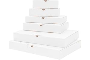 verpacking scatole postali piatte 35 x 25 x 5 cm MB 5 bianco - Spedizione Postale scatole cartone scatole cartone con coperchio 25 pezzi