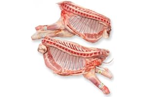 Lechazo Churro - Cordero Lechal de Aranda -Carnicería Premium Cosecha Privada - Envío 24 h - Carne Fresca (Lechazo Churro - Cordero Lechal de Aranda, ~1,4 kg (Cuarto Trasero))