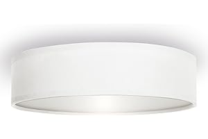 Smartwares Ceiling Light, White, 40 cm, 3 x E14 Bulb Fittings, Suitable for LED Bulbs
