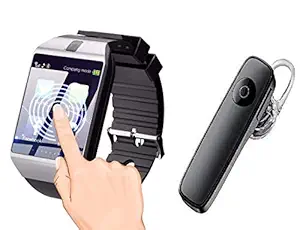 Jyestha Smart Watch Bluetooth Smartwatch Android Smartwatch with Camera/SIM Card Slot Sports Watch Compatible with All Mobile Phones for Men