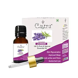 Castra Lavender Essential Oils for Anti-aging and for Hair Growth,100% Pure and Natural Essential Oil,15 ML