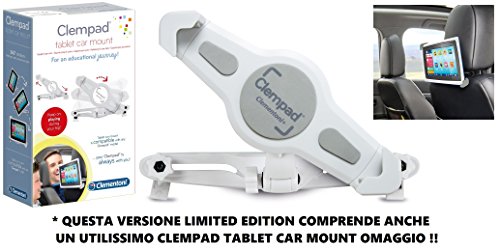 Clementoni 16605LE LIMITED EDITION [versione 2017] â€“ ( Tablet Clempad 8â€ Plus 16605 Con Tablet Car Mount 13688 )