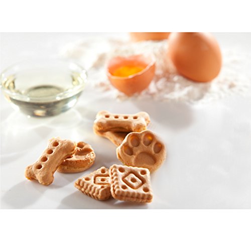 DOMO DO9068HK, Hundekekse Waffeleisen – Bio Hundekekse selbst herstellen mit dem Hundekuchenbackgerät, inklusive Rezeptheft – 20 Kekse in einem Backvorgang - 3