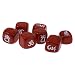 Baoblae Pack of 7 Engraved Red Jasper Reiki Chakra Healing Crystal Cubes Stone Gemstone RS.1020.00