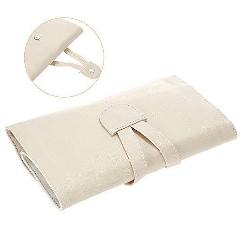 Nestling® 18 Stück professionelle Kosmetik Make-up Pinsel Werkzeuge Kosmetik Make-up-Pinsel-Set mit Roll up PU-Leder Tasche, Holzgriff - 9