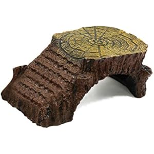 sourcingmap Harz Rampe Habitat Hütte Aquarium Landschaft Dekoration für Wasserschildkröte