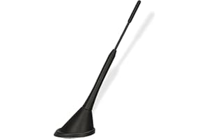 Audioproject A282 - antena samochodowa 18 cm Raku 2 + wzmacniacz - kompatybilna z VW Golf 4 5 6 7 Passat Lupo Polo 6R Audi A6 Opel Corsa Astra Ford Focus, Seat, Skoda, antena radiowa, antena dachowa,