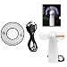 Produktbild Kofun Mini Fan, Tragbarer Haltegriff, Tragbarer Handlüfter Bunter LED Mini Licht Batterieleistung Mit Tragegriff Diy Schreiblüfter - Blau
