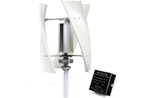 ZHPPED Wind Turbine 3000W/8000W 12V/24V/48V 220V Générateur D'énergie éolienne Verticale, Petites éoliennes Domestiques à Lévitation Magnétique pour Terrasse, Camping-Car, Chalet,8000W-48V