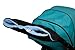 Deluxe Baby Pushchair/Pram/Stroller Hand Warmer Muff - Black / Baby Blue