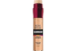 Maybelline New York, Corrector de Ojeras, Bolsas e Imperfecciones, Con Bayas de Goji y Haloxyl, Tono: 01 Light, 6.8 ml