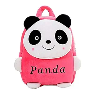 SANA Toys Soft Material Plush Backpack Cartoon Toy School Bag for Childrens Gifts Boy/Girl/Baby (Pink Panda)