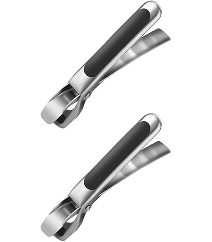 Kit De 2 Pinces De Cuisine Anti-brûlure En Silicone - Pour Bols Chauds Et Assiettes - Multifonction